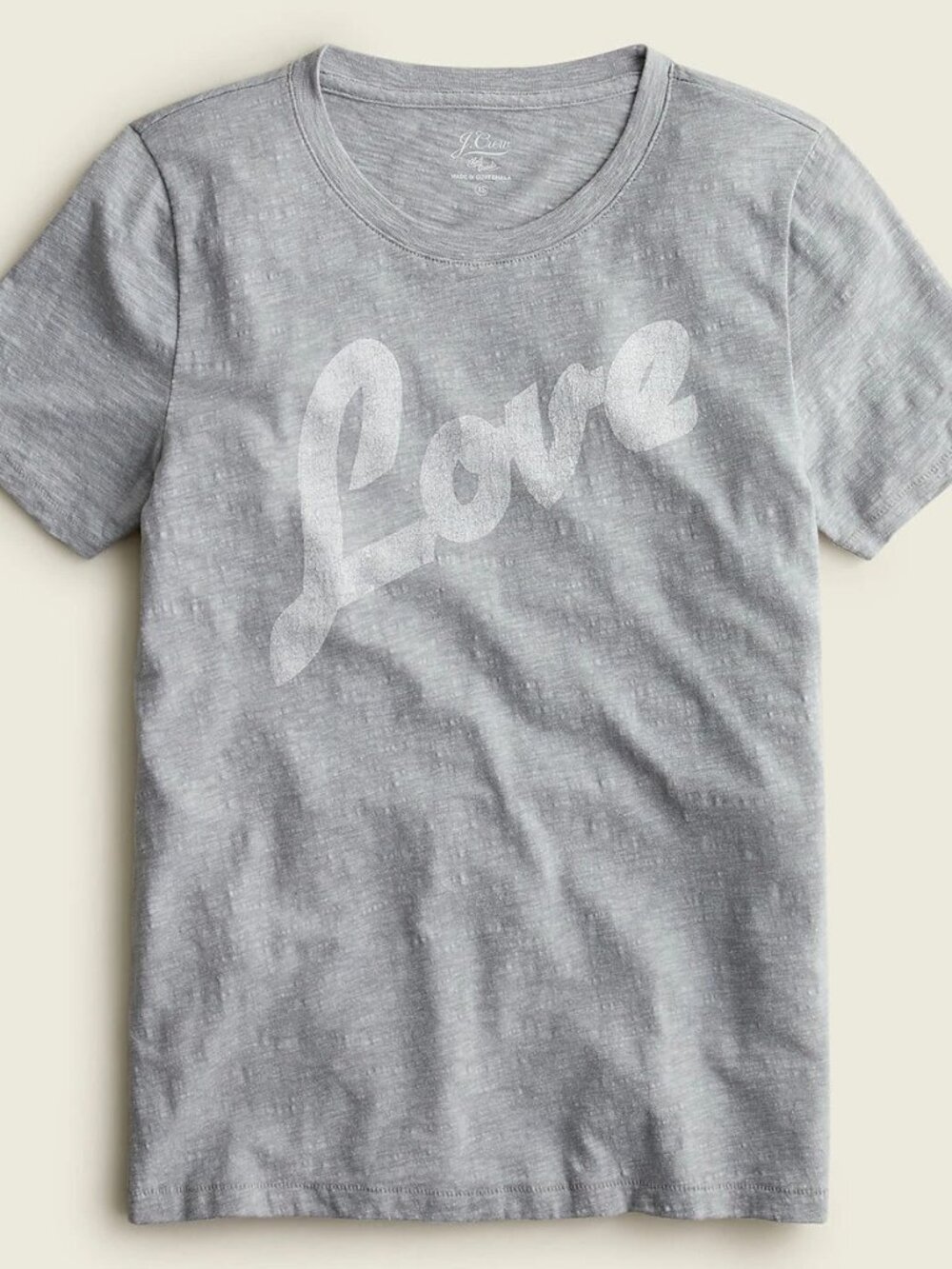 NWT J. Crew Vintage Cotton Love Crewneck T-shirt